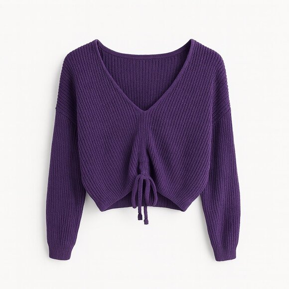 Divided by H&M Purple Knit Sweater – XS – Never Worn - Picture 1 of 4